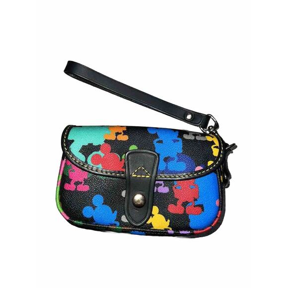 DOONEY & BOURKE Disney Park Wonder Mickey Silhouette Multicolor Wristlet B000525 main image 6